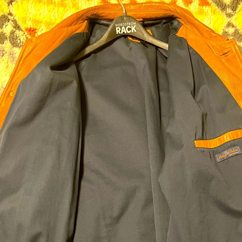 Tommy Bahama Genuine XL Leather Coat - Picture 7 of 9